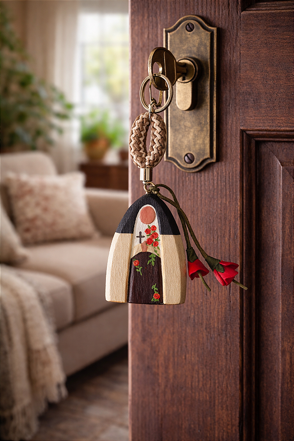 Chaveiro Santa Rita de Cássia (10x5cm)