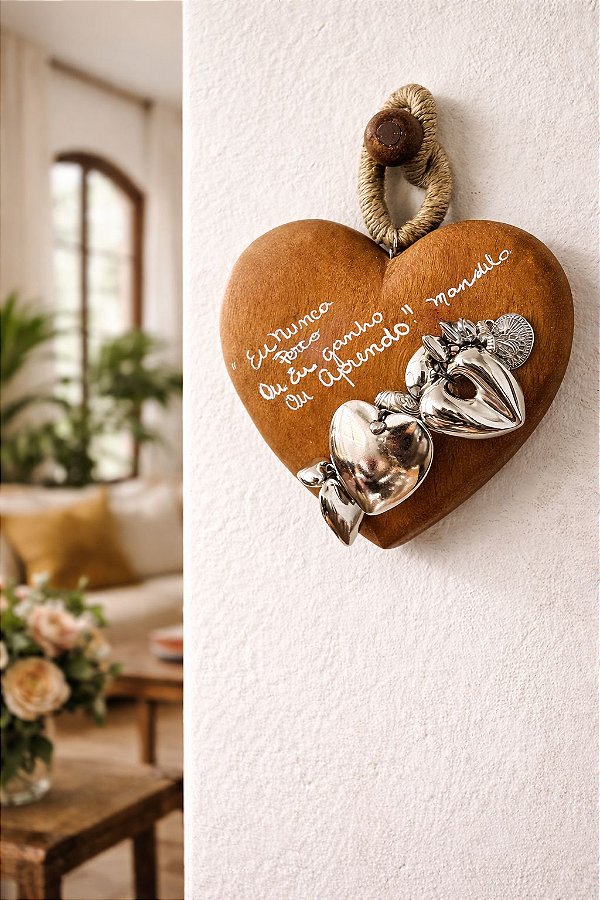 Coração Poesia Mandela (23x17)