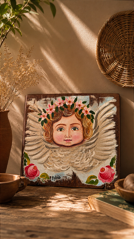 Quadro Anjo 2 (28x30cm)