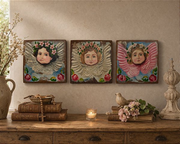 Kit Quadros Anjos