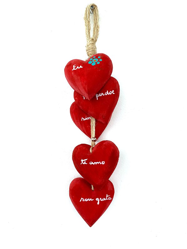 CORAÇÃO DO AMOR VERMELHO (31cm)