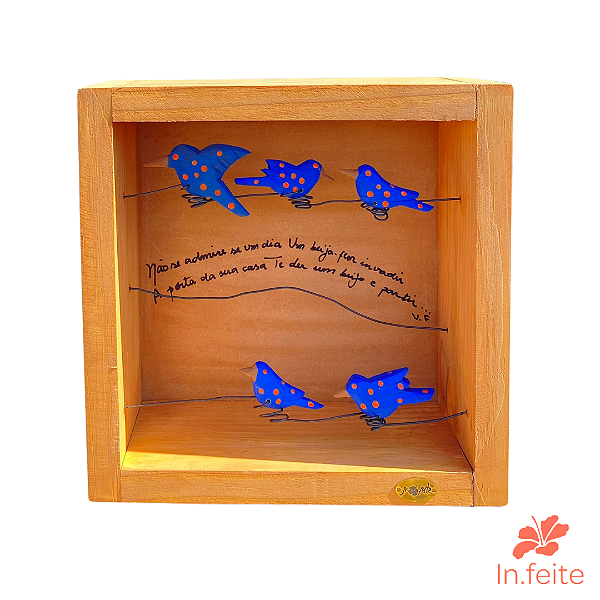 CASINHA PASSARINHO NATURAL   (25x25x8)