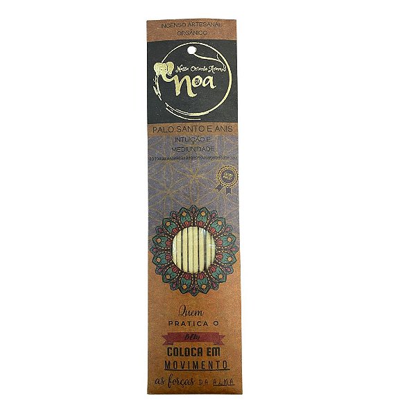 Incenso Orgânico Palo Santo e Anis - Noa