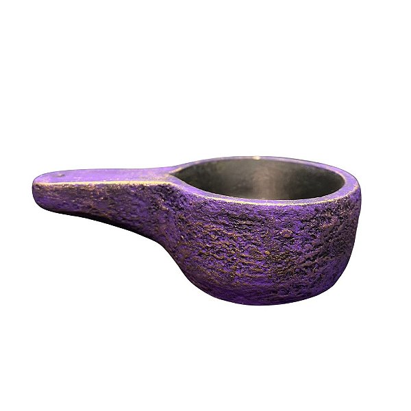 Incensário Panelinha - Roxo e Dourado