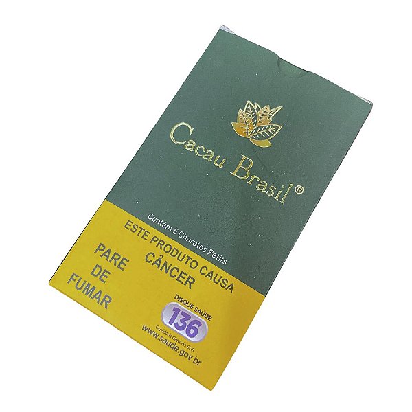 Charuto Cacau Brasil Tradicional Cx C/5