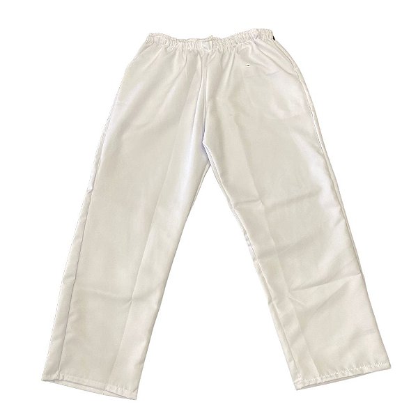 Calça Gabardine Branca tam XG