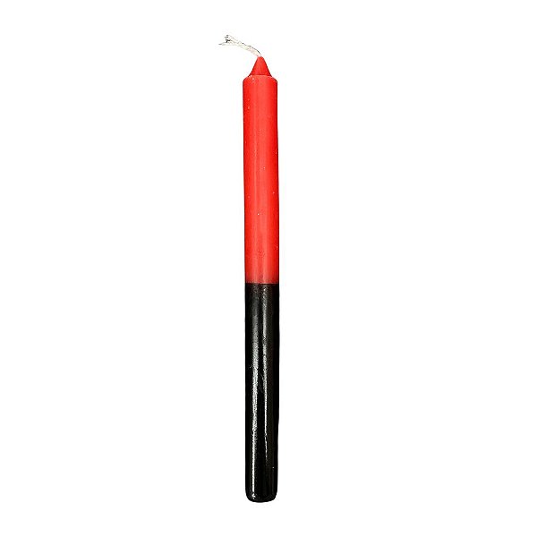 Vela Palito Vermelha e Preta - 1kg