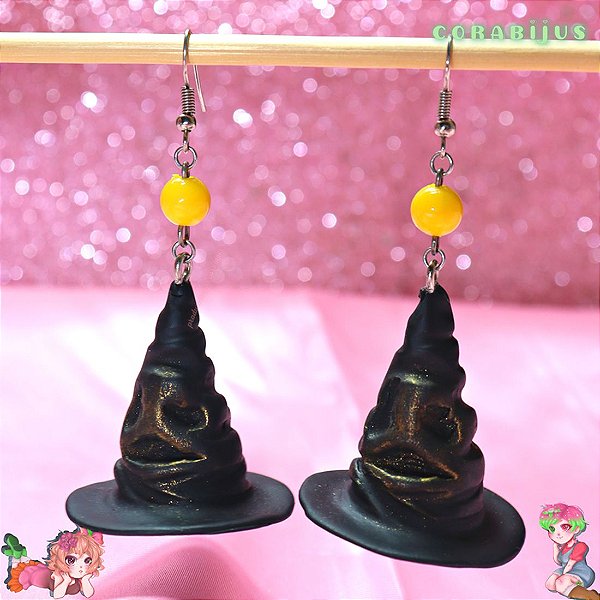 BRINCO HARRY POTTER HP CHAPÉU SELETOR BISCUIT (PAR)