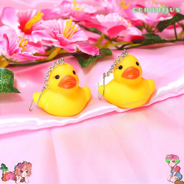 BRINCO PATO PATINHO PEQUENO COM SOM (PAR)