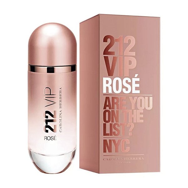 Perfume 212 Vip Rose Carolina Herrera edp Feminino 125ml