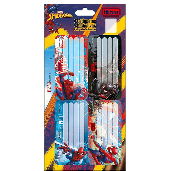 ETIQUETA ADESIVA PERSONAGENS COM 8 ETIQUETAS TILIBRA