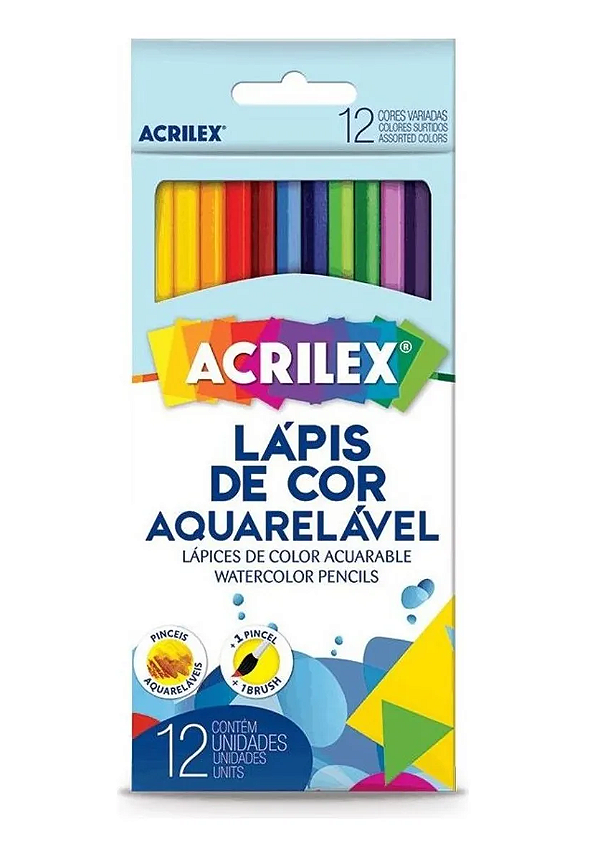 LAPIS DE COR AQUARELAVEL ACRILEX
