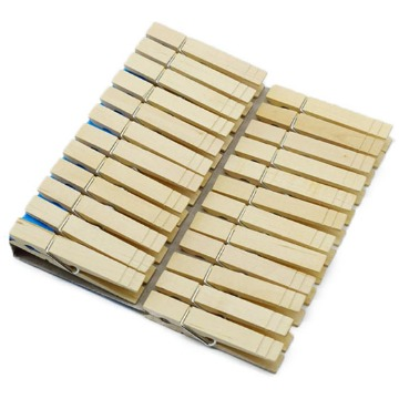 PRENDEDOR DE ROUPA EM MADEIRA