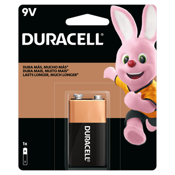 BATERIA ALCALINA 9 VOLTS DURACELL