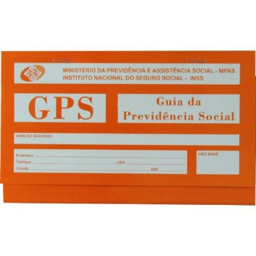 CARNE GUIA DA PREVIDENCIA SOCIAL GPS - INSS CONTRIBUINTE INDIVIDUAL C/12JOGOS