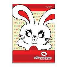 CADERNO ALIBOMBOM BROCHURÃO COSTURADO CAPA DURA 80 FOLHAS