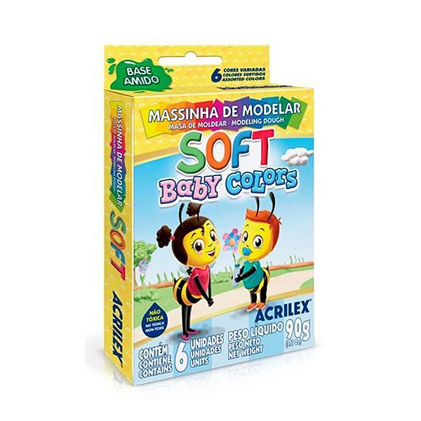 MASSINHA DE MODELAR SOFT ACRILEX