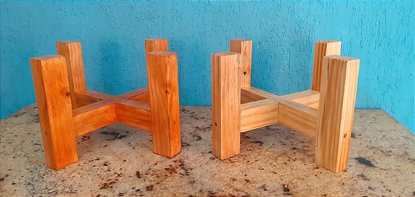 Suporte para Vaso em "X"