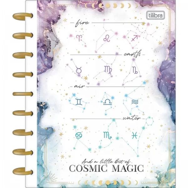 CADERNO TILIDISCO COLEGIAL MAGIC 10 MATÉRIAS