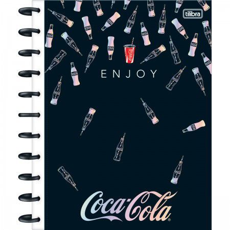 CADERNO TILIDISCO UNIVERSITÁRIO COCA-COLA CONNECT 10 MATÉRIAS