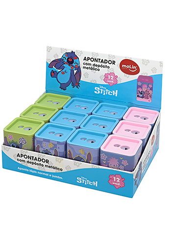 APONTADOR C/ DEPOSITO 2 FUROS STITCH MOLIN