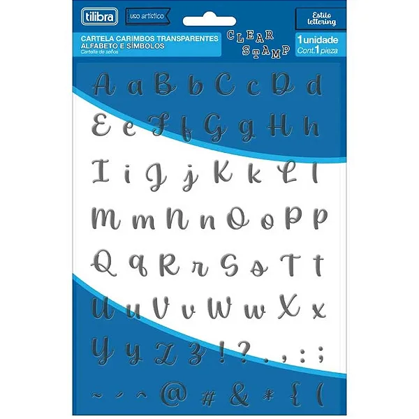 KIT CARIMBO LETTERING TILIBRA
