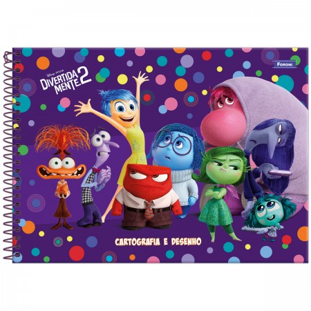 CADERNO CARTOGRAFIA DIVERTIDAMENTE 80F FORONI