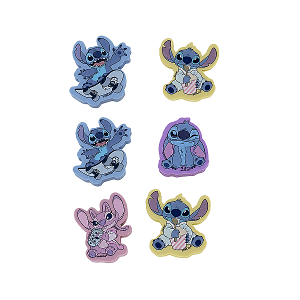 BORRACHA DECORADA STITCH MOLIN