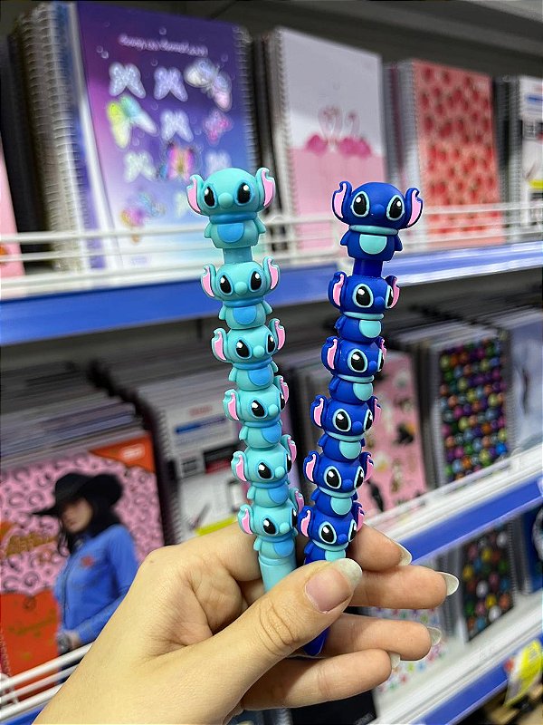 CANETA ROTATIVA STITCH