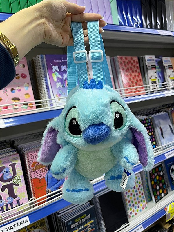 MOCHILA PELUCIA STITCH M