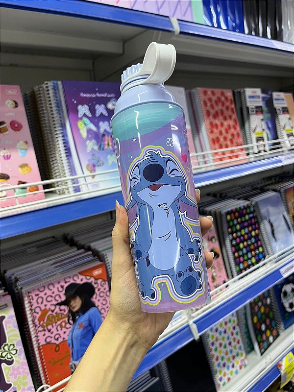 GARRAFA PLASTICA STITCH VIP 660ML PLASUTIL