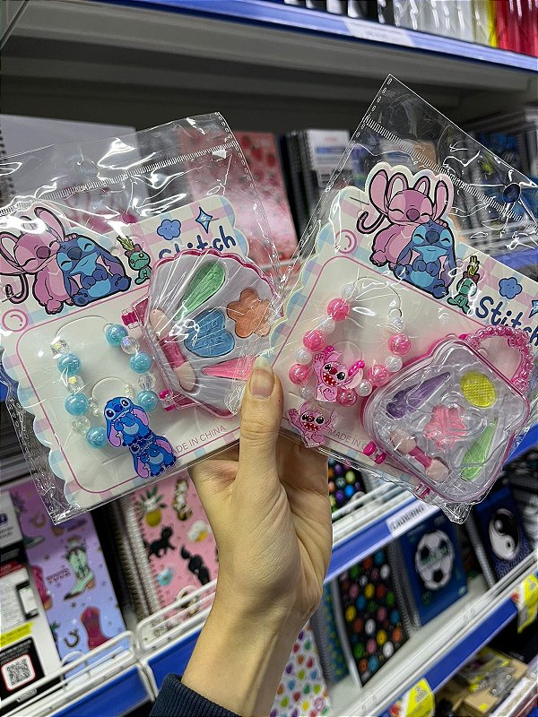MAQUIAGEM INFANTIL STITCH