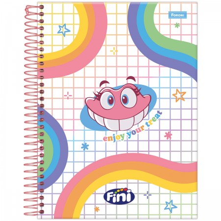 CADERNO COLEGIAL FINI 10M 160 FOLHAS