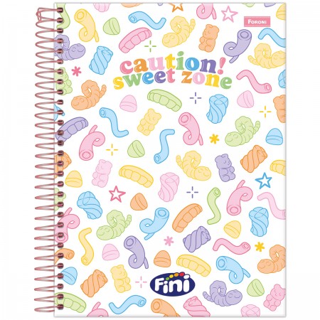 CADERNO COLEGIAL FINI 1M 80 FOLHAS