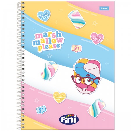 CADERNO UNIVERSITÁRIO 80 FOLHAS 1 MATÉRIA FINI