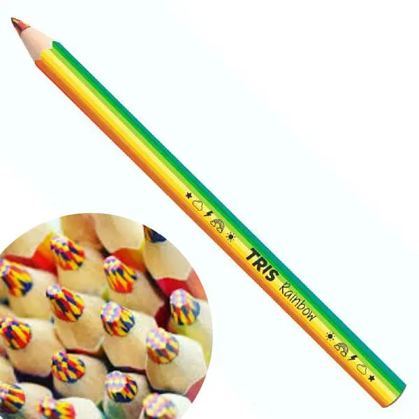 LAPIS DE COR TRIS RAINBOW
