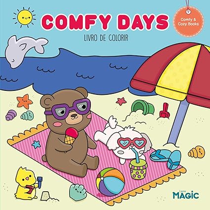 LIVRO DE COLORIR BOBBIE GOODS COMFY DAYS