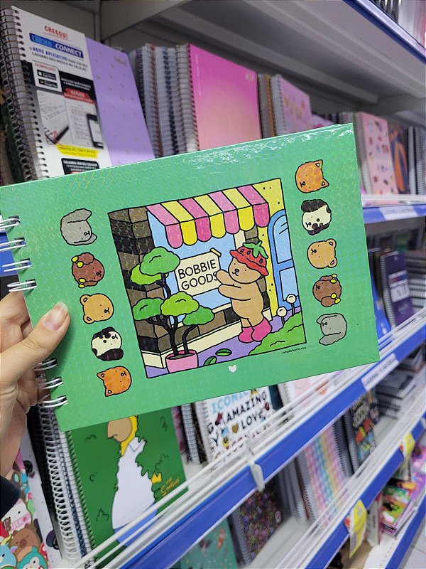 LIVRO DE COLORIR BOBBIE GOODS VERDE