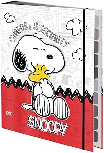 CADERNO ARGOLADO UNIVERSITÁRIO SNOOPY -  DAC
