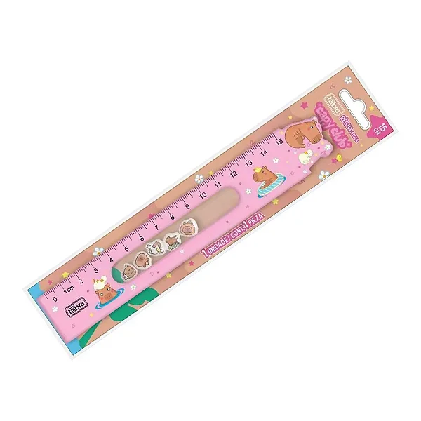 REGUA 15CM CAPYCLUB - TILIBRA