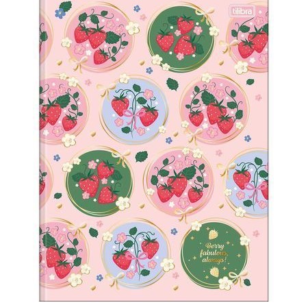 CADERNO BROCHURA UNIVERSITÁRIO BE BERRY MORANGO - TILIBRA