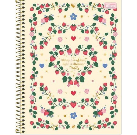 CADERNO UNIVERSITÁRIO 1 MATÉRIA BE BERRY MORANGO - TILIBRA
