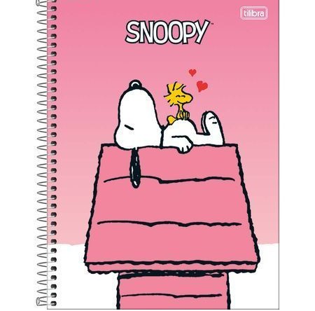 CADERNO UNIVERSITÁRIO SNOOPY FIT 1 MATÉRIA - TILIBRA