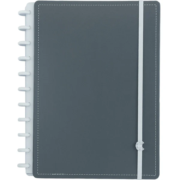 CADERNO COOL GREY MÉDIO - CADERNO INTELIGENTE