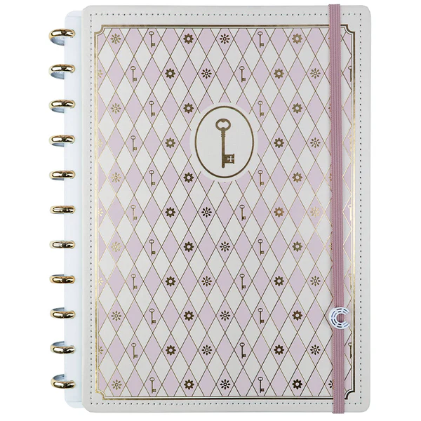 CADERNO ISA AKKARI ROSE KEY MEDIO - CADERNO INTELIGENTE