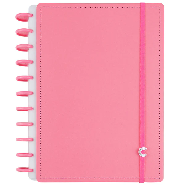 CADERNO INTELIGENTE G+ ALL PINK LINHAS BRANCAS