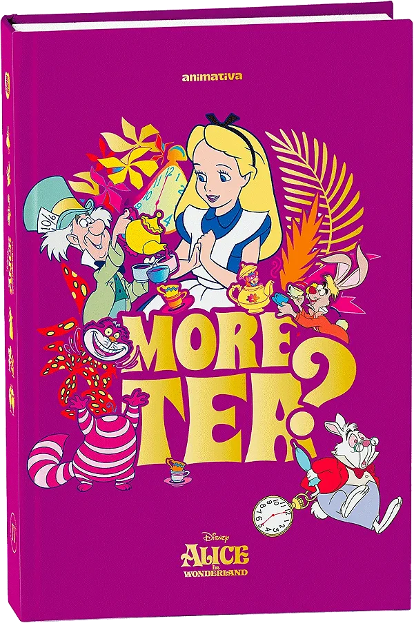 CADERNO BROCHURA COLEGIAL ALICE 160 FOLHAS - ANIMATIVA
