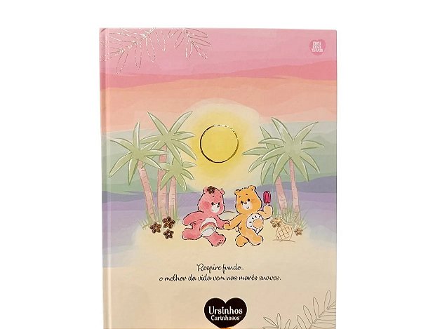 CADERNO BROCHURA COLEGIAL URSINHOS CARINHOSOS 160 FOLHAS - ANIMATIVA
