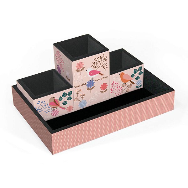 ORGANIZADOR DE MESA LEVE AMOR - FINAIDEIA