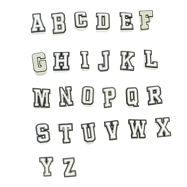 APLIQUE ACESSORIO BORRACHA OBBITZ ALFABETO - OBI